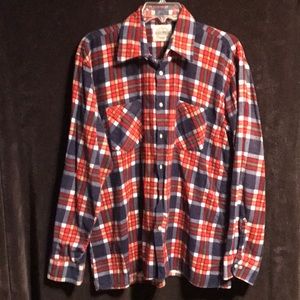 Size large flannel vintage Saugatuck long sleeve